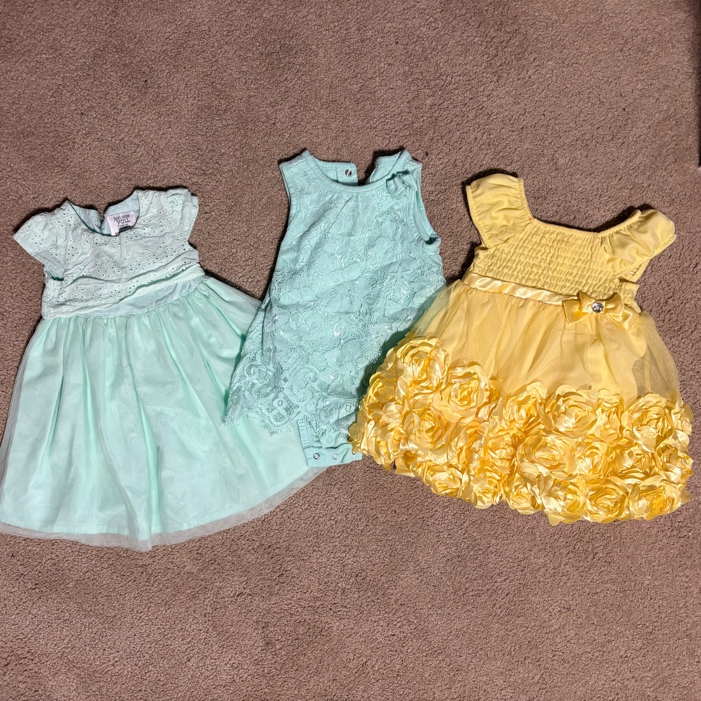 Bundle of 12m Baby Girl Party Dresses